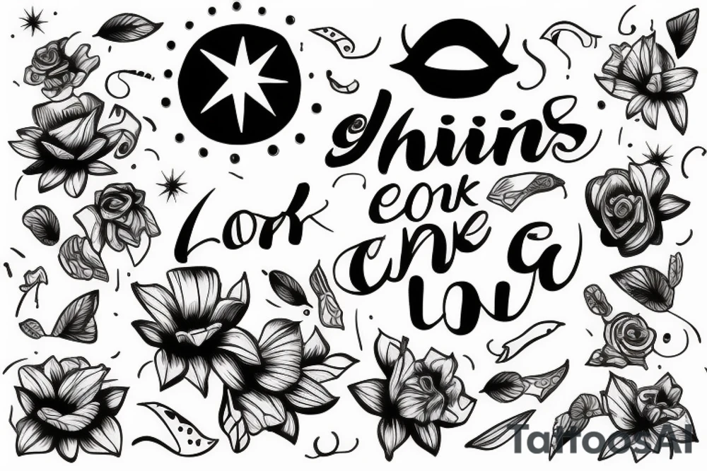 Look how they shine for you tattoo idea