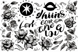 Look how they shine for you tattoo idea