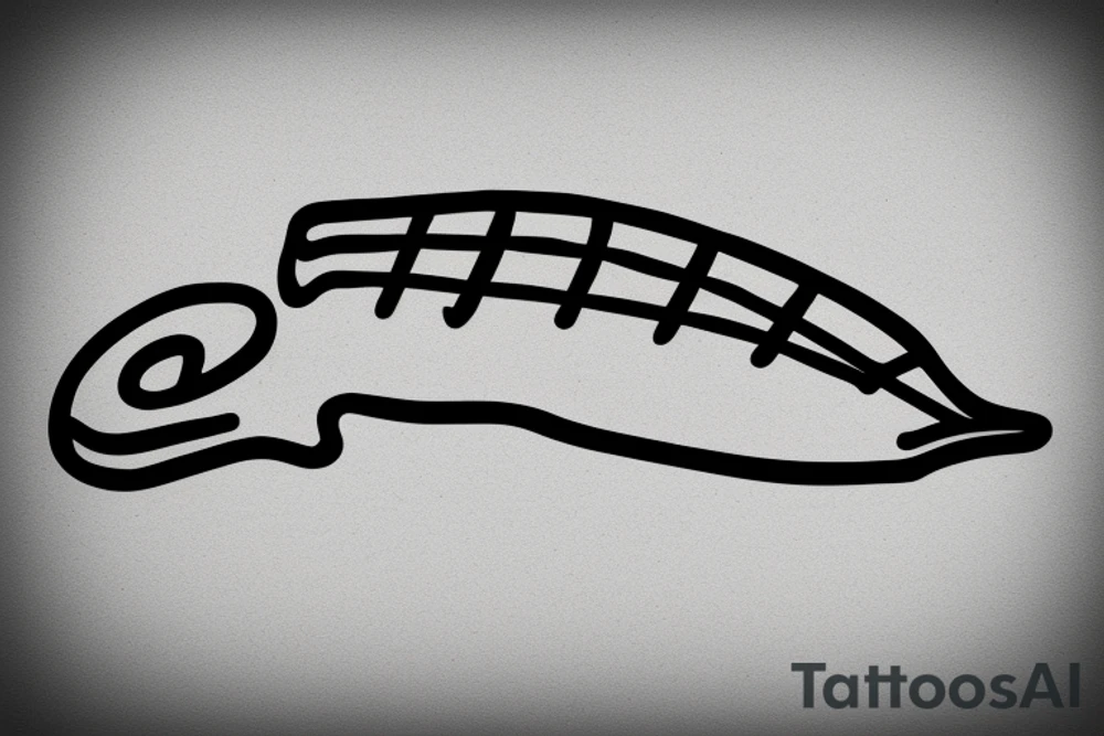 single drum stick with a semi-colon where the brand name would go tattoo idea