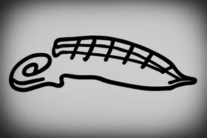 single drum stick with a semi-colon where the brand name would go tattoo idea