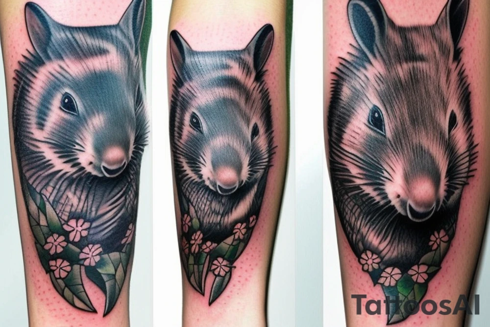 wombat tattoo idea