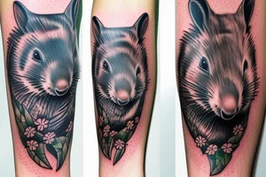 wombat tattoo idea