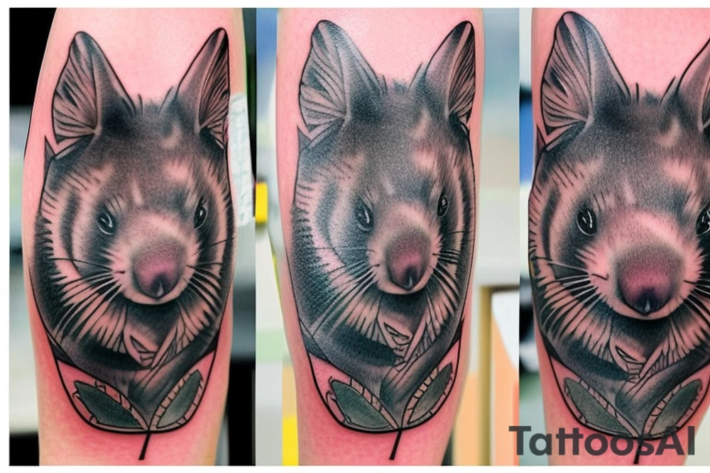 wombat tattoo idea