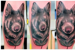 wombat tattoo idea