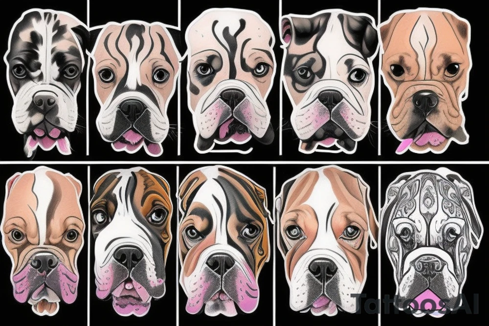 Weg, , gemeinsam, bulldogge, Augen, kleiner kopf, an meiner schulter tattoo idea
