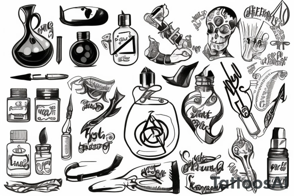 chemo  formula tattoo idea