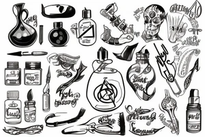 chemo  formula tattoo idea