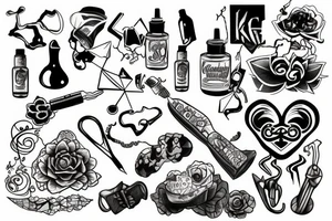 chemotherapy  formula tattoo idea