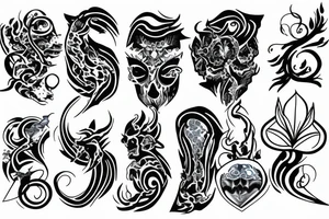 Blue Whail tattoo idea