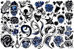 Blue Whail tattoo idea