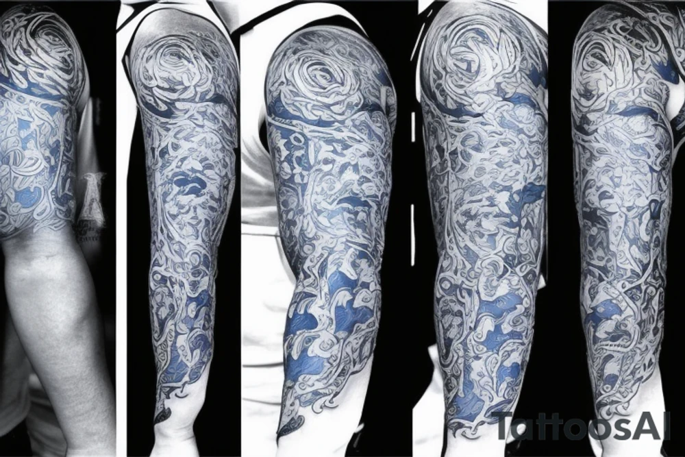 Blue Whail tattoo idea