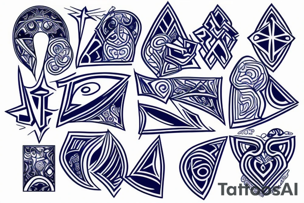 Blue Whail tattoo idea