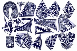 Blue Whail tattoo idea