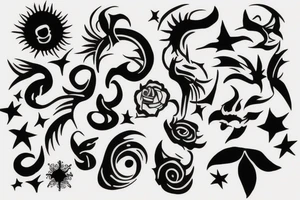 Skin rip sunshine tattoo idea