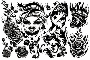 Skin rip sunshine tattoo idea