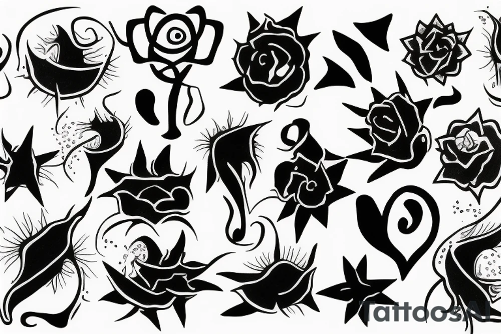 Skin rip sunshine tattoo idea