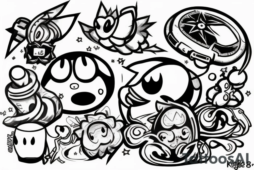kirby tattoo idea