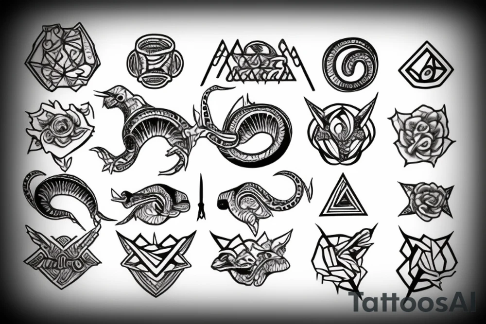 Ouroboros tattoo idea