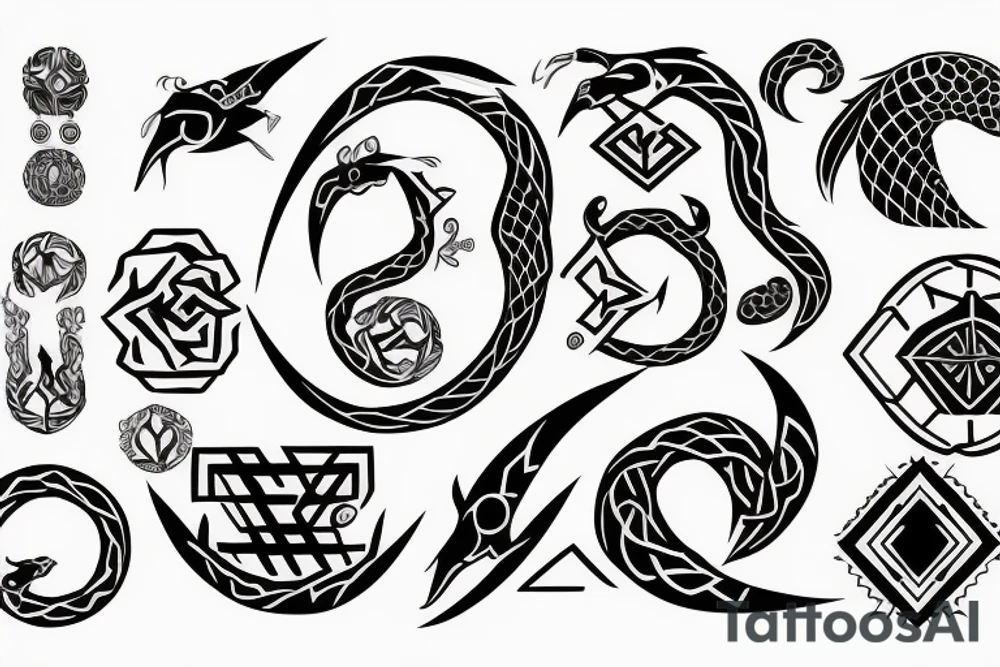 Ouroboros tattoo idea