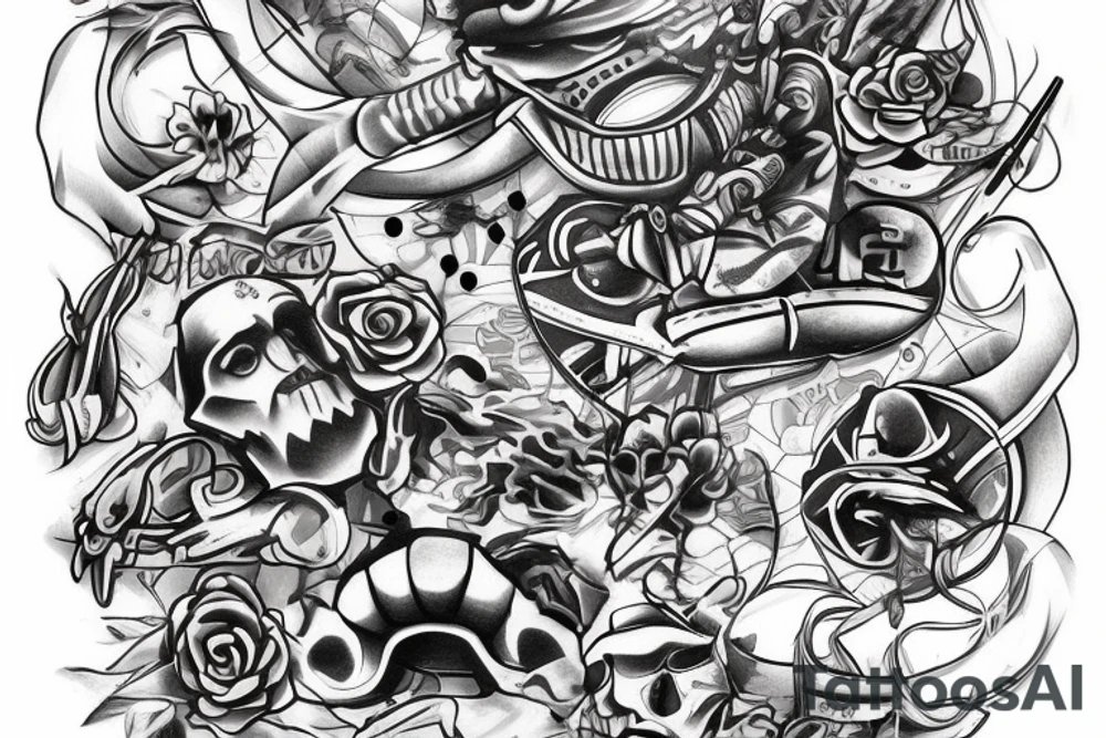 Slow J tattoo. Hip hop artist of Portugal tattoo idea