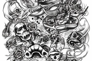Slow J tattoo. Hip hop artist of Portugal tattoo idea