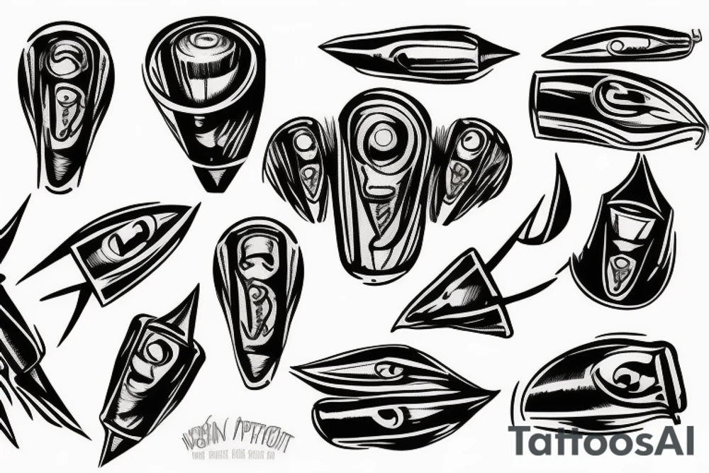 Hollow point bullet with title “No Hollow Points” tattoo idea