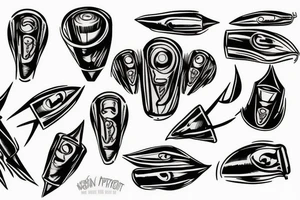 Hollow point bullet with title “No Hollow Points” tattoo idea