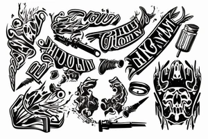 Hollow point bullet with title “No Hollow Points” tattoo idea