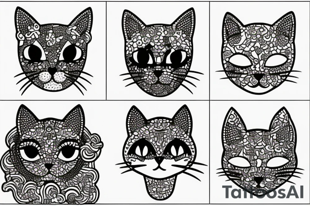 kitty tattoo idea