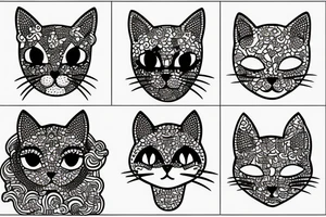 kitty tattoo idea