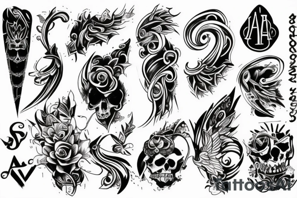 nine tattoo idea