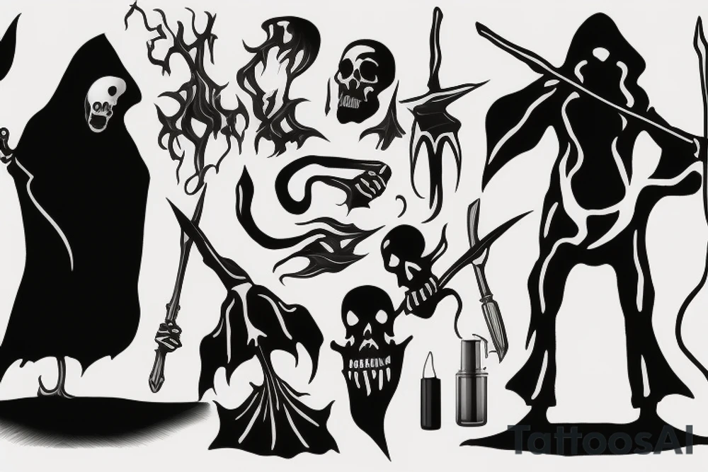 Grim reaper tattoo idea