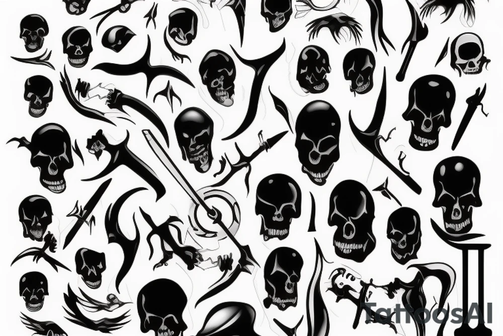 Grim reaper tattoo idea