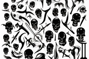 Grim reaper tattoo idea