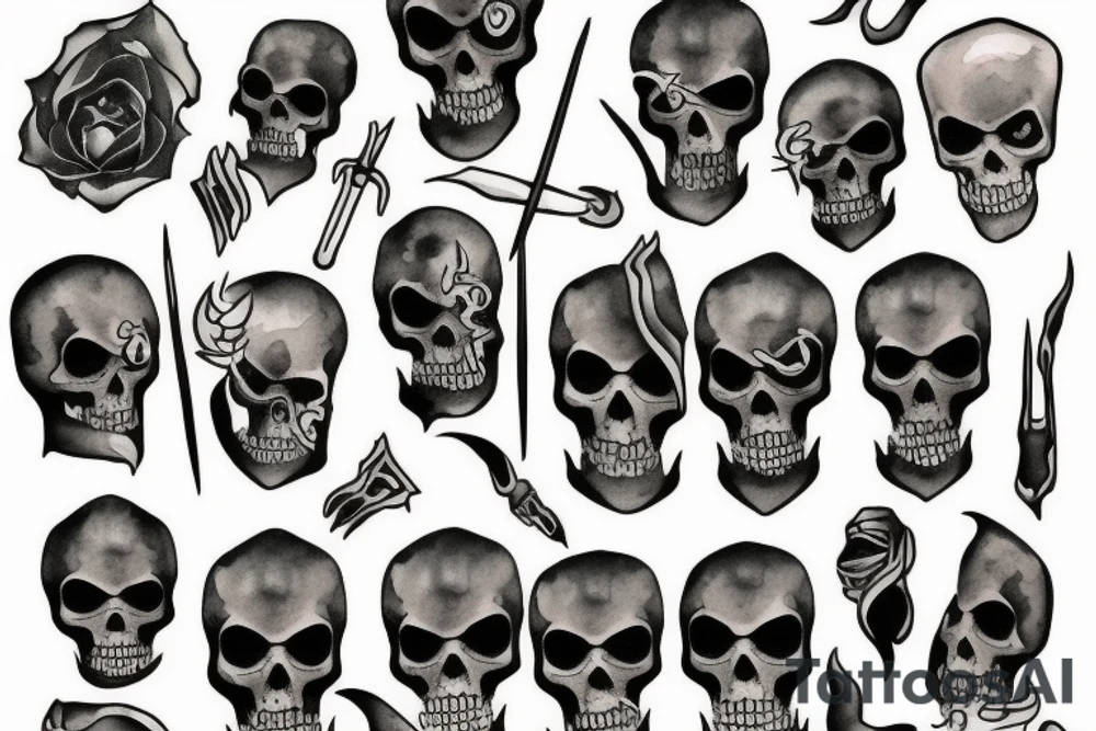 Grim reaper tattoo idea
