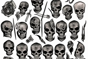 Grim reaper tattoo idea