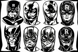 night man superhero tattoo idea