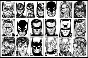 night man superhero tattoo idea