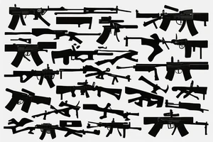 ak47 tactical army boy
rifles tattoo idea