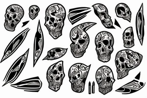 .45 hollow point bullet tattoo idea