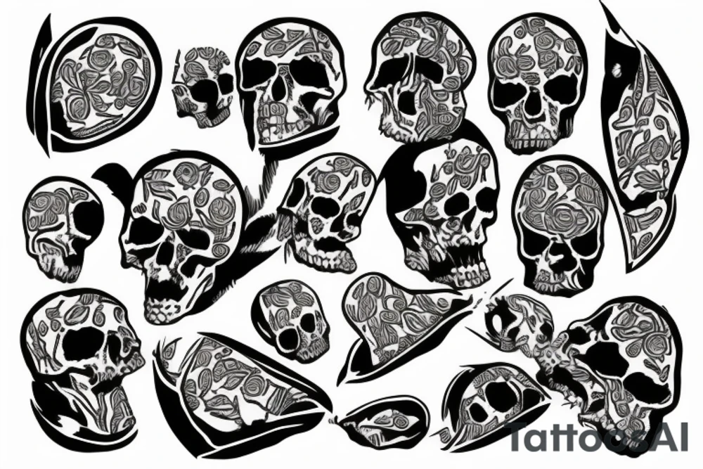 .45 hollow point bullet tattoo idea