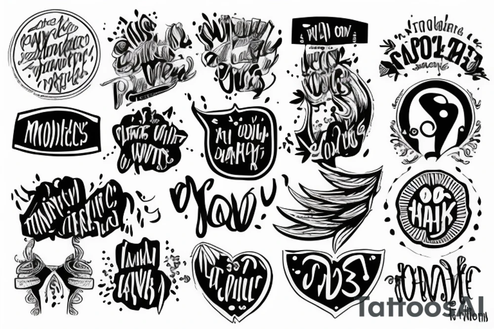 Motivational tattoo idea