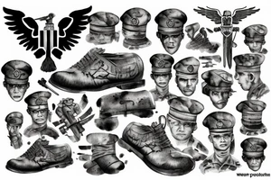 world war 2 soldiers germany tattoo idea