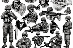 world war 2 soldiers germany tattoo idea