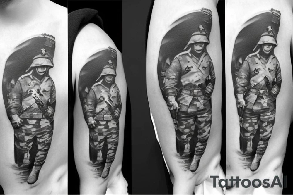world war 2 soldiers germany tattoo idea