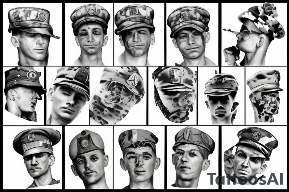 world war 2 soldiers tattoo idea