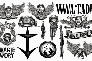 world war 2 soldiers tattoo idea
