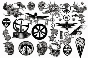 world war 2 hiroshima tattoo idea