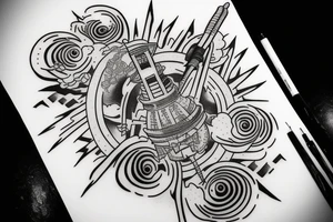 world war 2 hiroshima tattoo idea