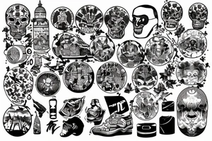 world war 2 nagasaki tattoo idea